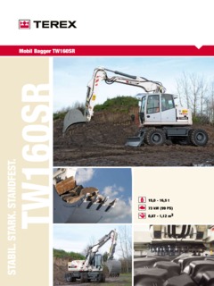 Terex TW160SR Specifications