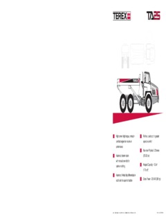 Terex TA25 Specifications