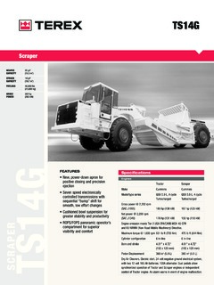 Terex TS14G Specifications