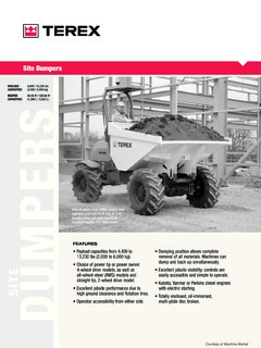 Terex PT200 Specifications