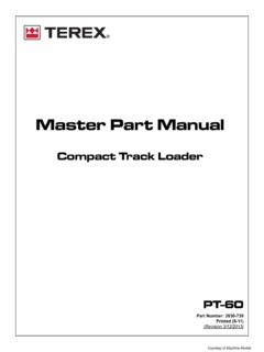 Terex PT-60 Specifications