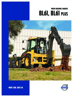 Volvo CE BL61 PLUS Specifications