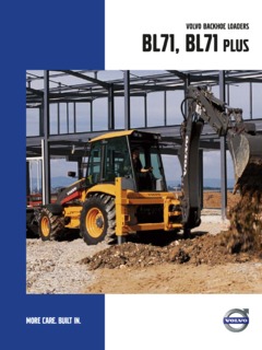 Volvo CE BL71 Specifications