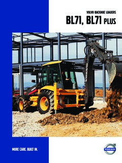 Volvo CE BL71 Specifications