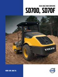 Volvo CE SD70D Specifications