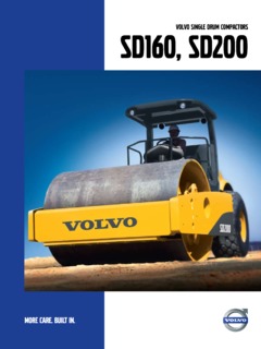Volvo CE SD200F Specifications