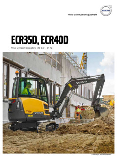 Volvo CE ECR35D Specifications