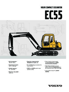 Volvo CE EC55 Specifications