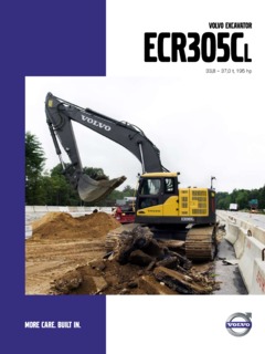 Volvo CE ECR305CL Specifications