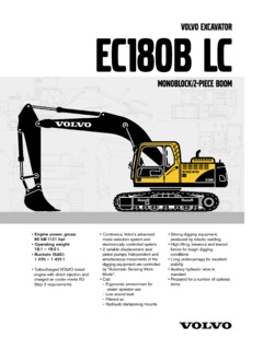 Volvo CE EC140B LC Specifications
