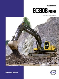 Volvo CE EC330B prime Specifications