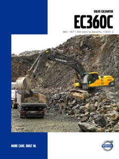Volvo CE EC360C Specifications