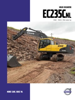 Volvo CE ECR235NL Specifications