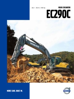 Volvo CE EC290C Specifications