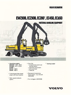 Volvo CE EC450 Specifications