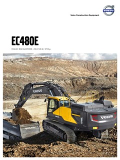 Volvo CE EC480E Specifications