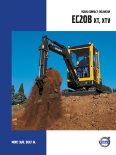 Volvo CE EC20B XT Specifications