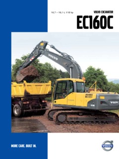 Volvo CE EC160C Specifications