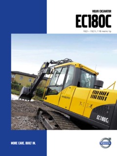 Volvo CE EC180C Specifications