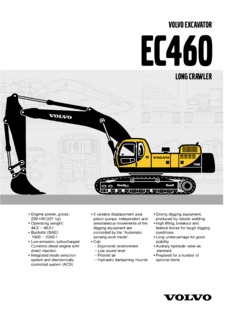 Volvo CE EC460 Specifications