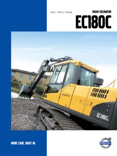 Volvo CE EC180C Specifications