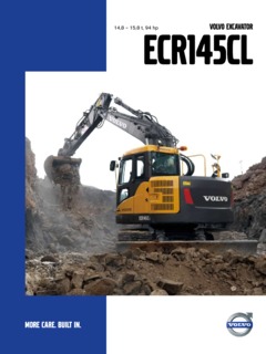 Volvo CE ECR145CL Specifications
