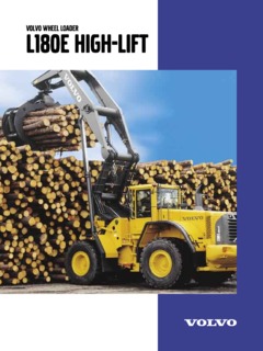 Volvo CE L180E High-Lift Specifications