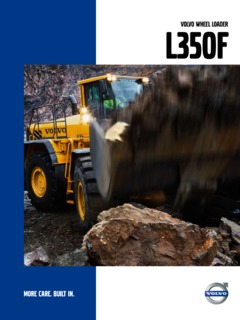 Volvo CE L350F Specifications