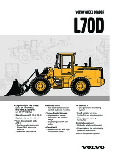 Volvo CE L70D Specifications