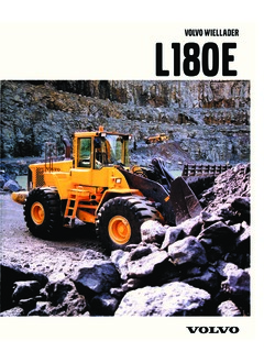 Volvo CE L180E Specifications