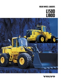 Volvo CE L180D Specifications