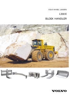 Volvo CE L330E Specifications