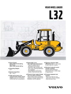 Volvo CE L32 Specifications
