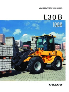 Volvo CE L30B pro 1000 Specifications