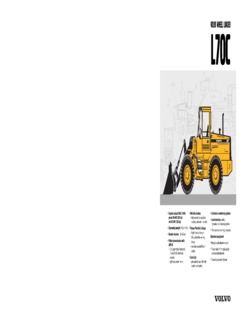 Volvo CE L70C Specifications