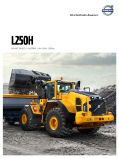 Volvo CE L250H Specifications