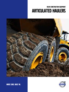 Volvo CE A30E Specifications