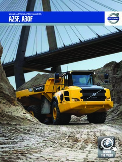 Volvo CE A30F Specifications