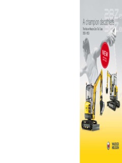 Wacker Neuson 38Z3 Specifications