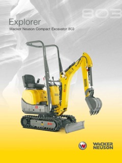 Wacker Neuson 803 Specifications