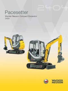 Wacker Neuson 2404 Specifications