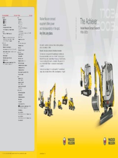Wacker Neuson 2003 Specifications