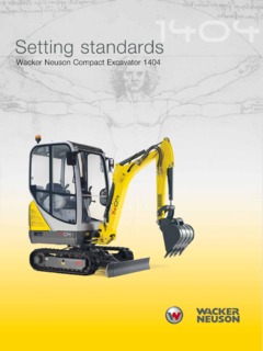 Wacker Neuson 1404 Specifications