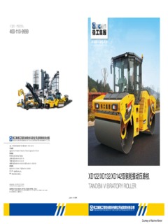 XCMG XD142 Specifications