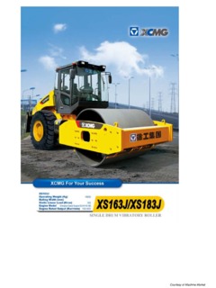 XCMG XS183J Specifications