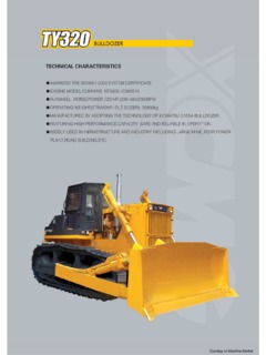 XCMG TY320 Specifications