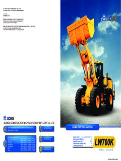 XCMG LW700K Specifications