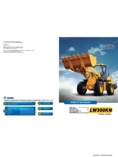 XCMG LW300KN Specifications