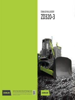 Zoomlion ZD320L-3 Specifications